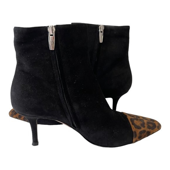 Gianvito Rossi Lucy 70 ankle boot in Suede and animal print Size EU 37, US 7 - Picture 5 of 12